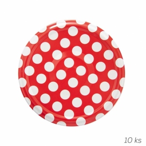 VÍČKO KOV 66 PUNTÍKY 10 KS
