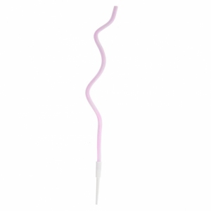 Svíčka dortová spirála 8 ks 15 cm mix