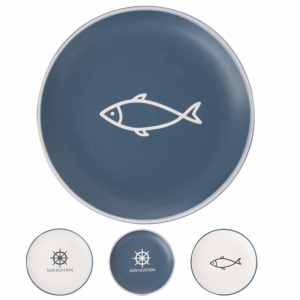 TALÍŘ KER. MĚLKÝ SEA KULATÝ PR. 26,5 CM MIX