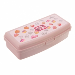 Box UH svač. Slim dortík 20,5x10x5,5 cm růžová