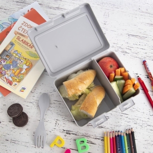 Box UH svačina Lunch 18x14x7,5 cm děl. SRDÍČKA