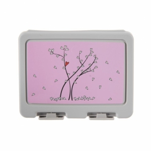 Box UH svačina Lunch 18x14x7,5 cm děl. SRDÍČKA