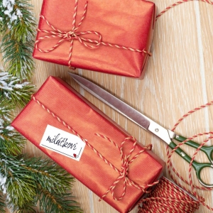 SAMOLEPKY NA DÁRKY SRDÍČKA OBDÉLNÍK PRÁZDNÉ 23