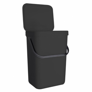 Závěsný odpadkový koš 10l černý