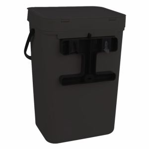 Závěsný odpadkový koš 10l černý