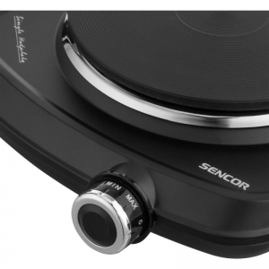 Vařič el.jednoplotýnk.SENCOR, černý