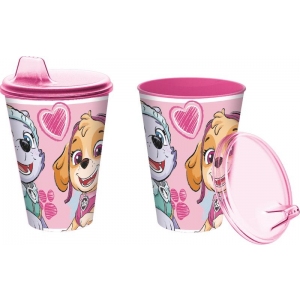 Kelímek s pítkem Tlapková patrola, 430 ml