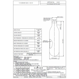Šlehačková láhev Kayser STYLE 0.25 l