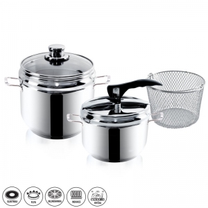 Hrnec tlakový nerez Profi 5 l+3,5 l duo