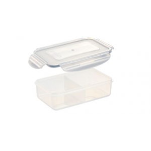 Dóza dělená FRESHBOX 0,5 l, obdélníková