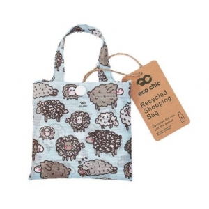 Nákupní taška roztomilá ovečka - modrá