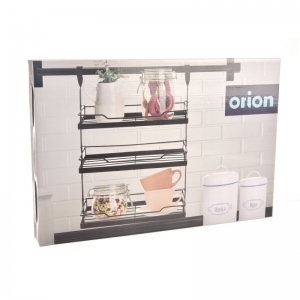 Polička kov 3 patra závěsná RADKA