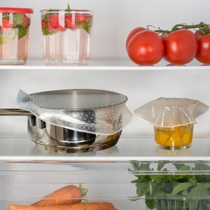 Fólie-víčko silikon na nádoby 3 ks