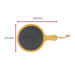 Tác servírovací, břidlice v bambusu TAPAS&FRIENDS 25 x 17,5 x 1 cm