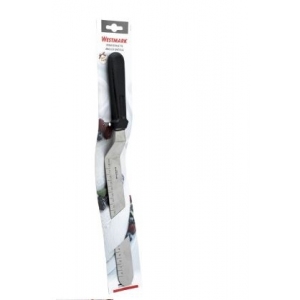 Stěrka/nůž na dort zahnutá 38,5 x 3,5 x 3,2 cm - nerezový