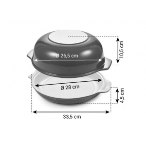 Keramická forma na chléb kulatá DELÍCIA