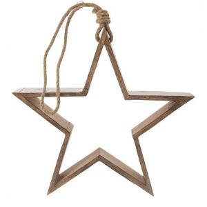 Hvězda dřevo MANGO