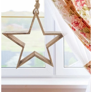 Hvězda dřevo MANGO