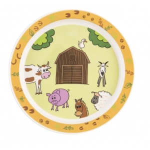 Talíř UH mělký dětský farma pr. 21,5 cm