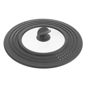 Poklice sklo/silikon 3v1 pro průměry 24/26/28 cm