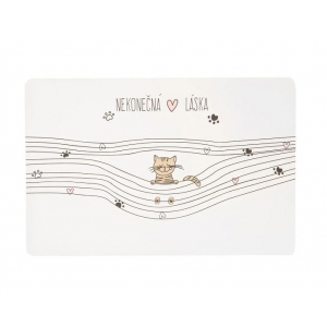 Prostírání UH NEKONEČNÁ LÁSKA kočka 43x28 cm