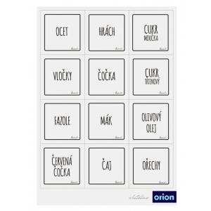 Samolepky na dózy WHITELINE mix 47 bílá CZ