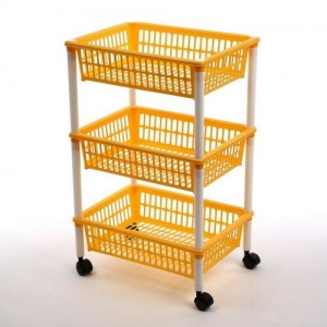 Tontarelli Pojízdný vozík Mito, žlutý