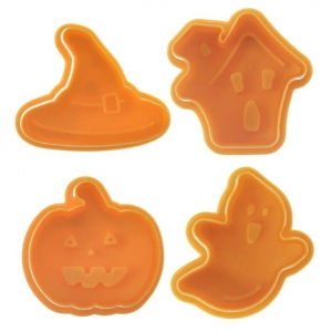 Vykrajovačka s pístem Halloween 4 ks