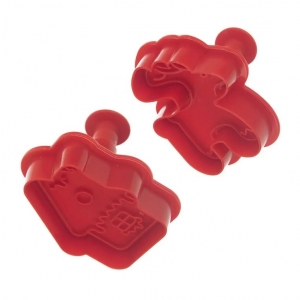 Vykrajovačka s pístem UH/kov Vánoce 4 ks