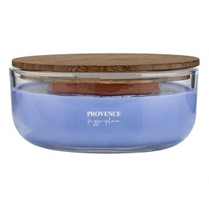 Svíčka WOODEN s dřevěným knotem, Cukrová švestka 240 g