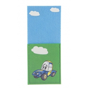 Kapsa na příbory polyester dětská AUTO