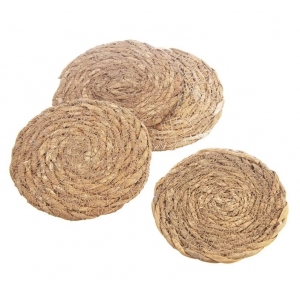 Podtácek ratan pr. 10 cm 4 ks