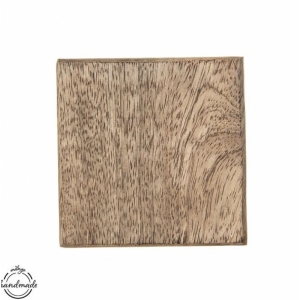 Podtácek dřevo MANGO 10x10 cm