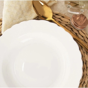 Talíř porc. hluboký MONA vlnky kulatý pr. 24 cm