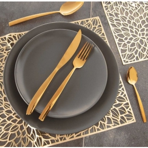 Příbory nerez Gold 24 ks