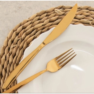 Příbory nerez Gold 24 ks