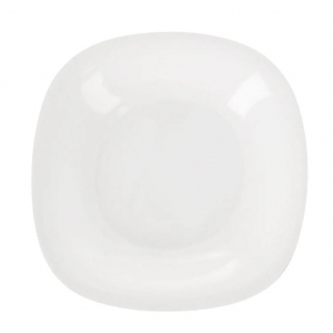 Talíř opál. sklo hluboký LUNA hranatý 21,5x21,5cm