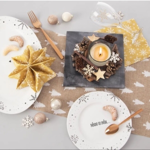 Talíř porcelánový VLOČKA dezertní