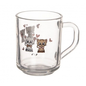 Hrnek sklo KOCOUŘI 0,27 l