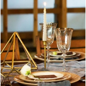 Svíčka dekorativní kroucená 10 ks 10 cm smetanová