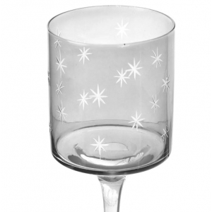 Svícen sklo sada 3 ks