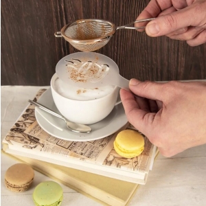 Šablona zdobicí UH na kávu set 6 ks