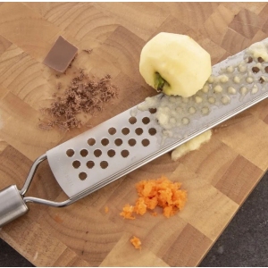 Struhadlo nerez ploché korunkové s rukojetí