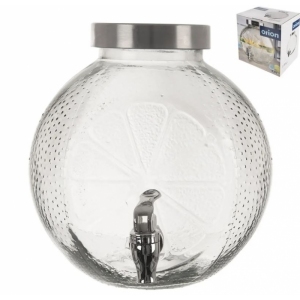 Láhev sklo/kov+kohoutek Citrus 5,4 l