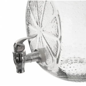 Láhev sklo/kov+kohoutek Citrus 5,4 l