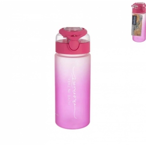 Láhev tritan uzávěr Saga růžová 0,5 l