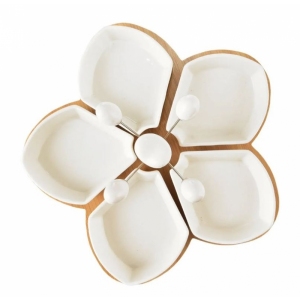 Miska porc.+napich.+bambus tác serv. set WHITELINE