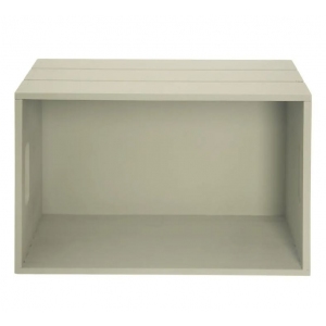 Bedýnka dřevo 36x26x15 cm sv. zelená