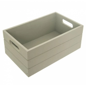 Bedýnka dřevo 31x21x13 cm sv. zelená