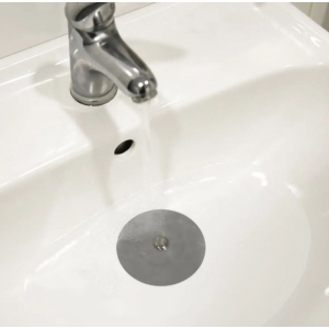 Lapač nečistot-zátka do dřezu guma pr. 10 cm šedá